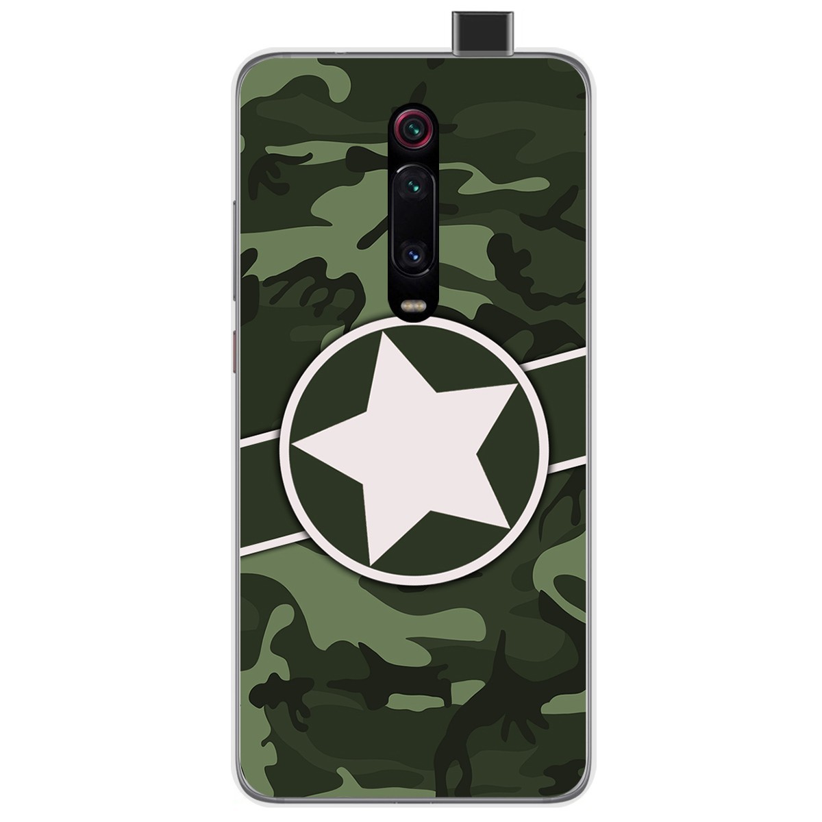 Funda Gel Tpu para Xiaomi Mi 9T / Mi 9T Pro diseño Camuflaje 01 Dibujos
