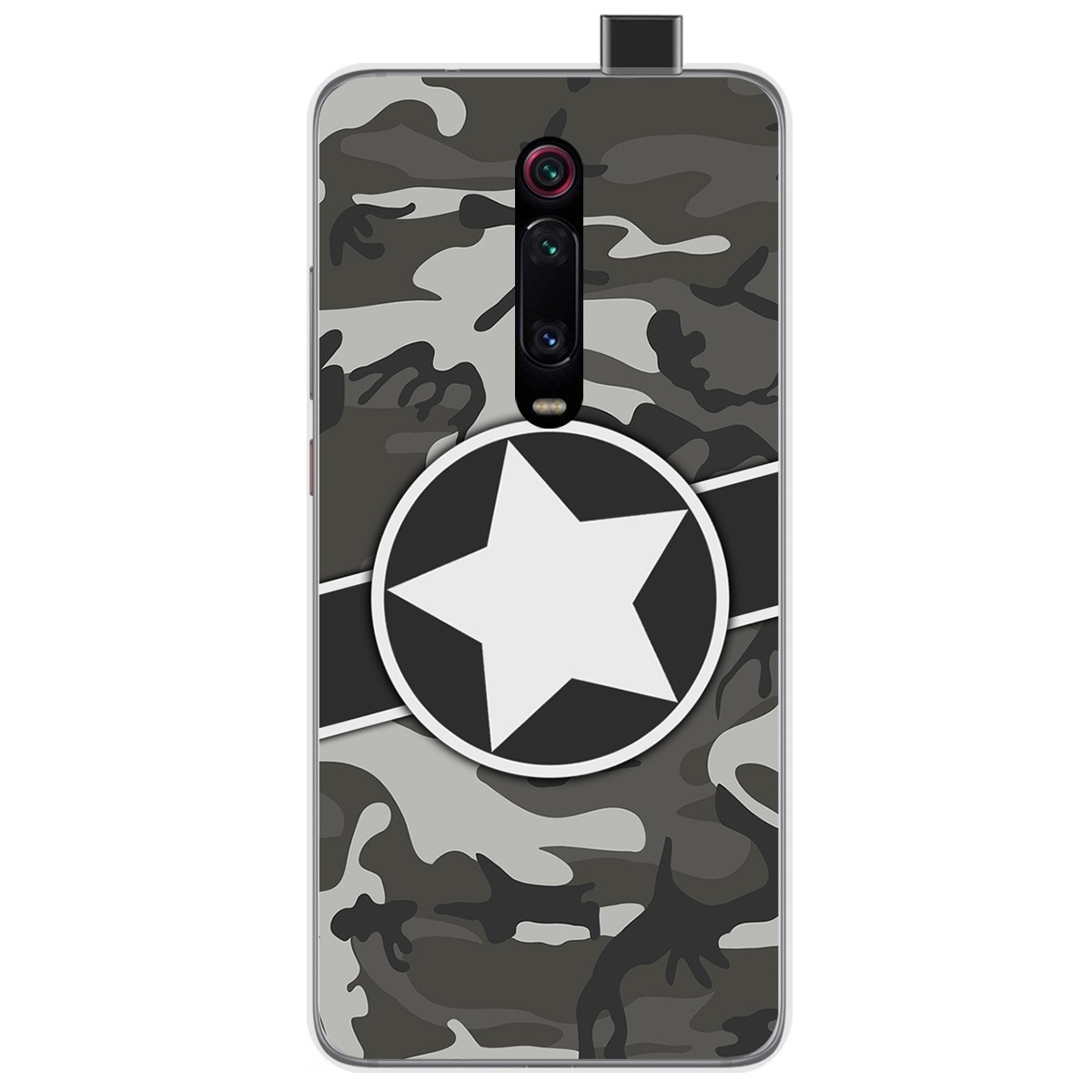 Funda Gel Tpu para Xiaomi Mi 9T / Mi 9T Pro diseño Camuflaje 02 Dibujos