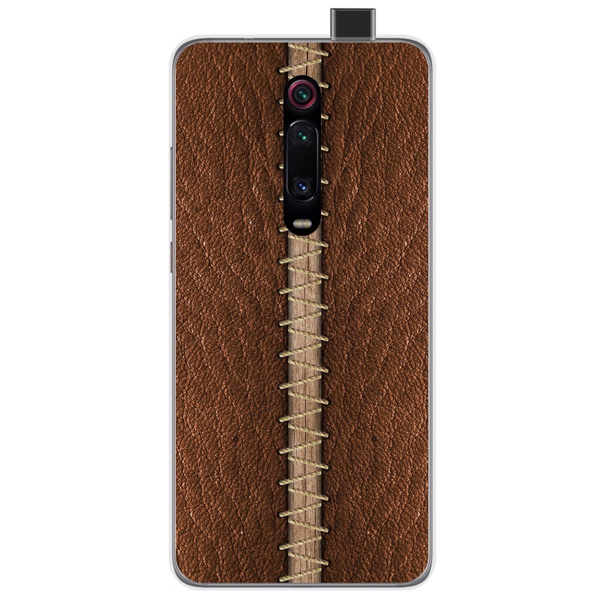 Funda Gel Tpu para Xiaomi Mi 9T / Mi 9T Pro diseño Cuero 01 Dibujos