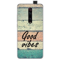 Funda Gel Tpu para Xiaomi Mi 9T / Mi 9T Pro diseño Madera 01 Dibujos