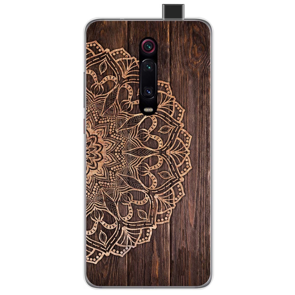 Funda Gel Tpu para Xiaomi Mi 9T / Mi 9T Pro diseño Madera 06 Dibujos