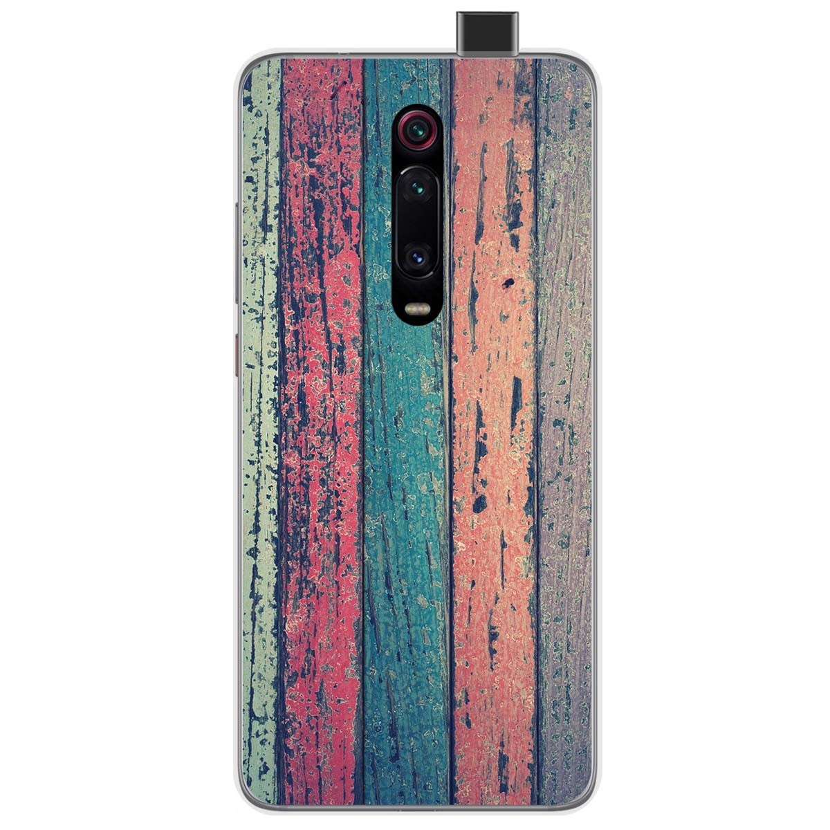 Funda Gel Tpu para Xiaomi Mi 9T / Mi 9T Pro diseño Madera 10 Dibujos