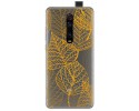 Funda Gel Transparente para Xiaomi Mi 9T / Mi 9T Pro diseño Hojas Dibujos