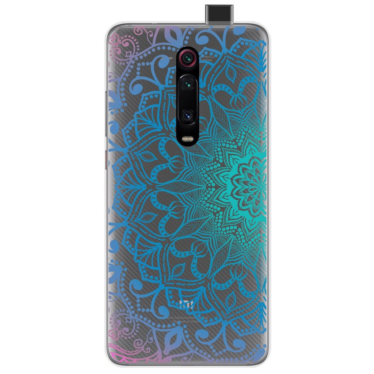 Funda Gel Transparente para Xiaomi Mi 9T / Mi 9T Pro diseño Mandala Dibujos