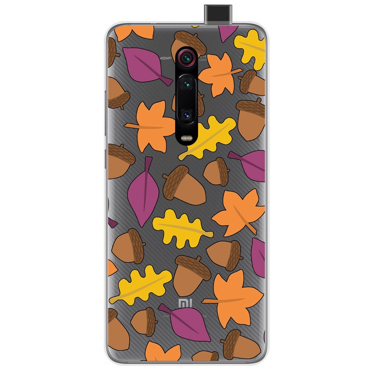 Funda Gel Transparente para Xiaomi Mi 9T / Mi 9T Pro diseño Otoño Dibujos