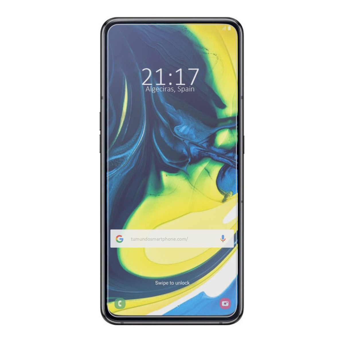 Protector Cristal Templado para Samsung Galaxy A80 Vidrio