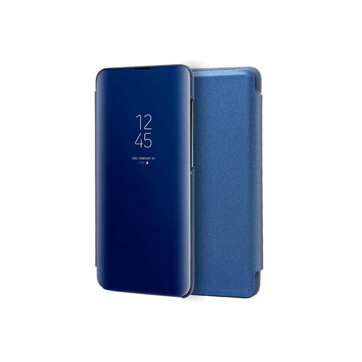 Funda Flip Cover Clear View para Xiaomi Mi 9 color Azul