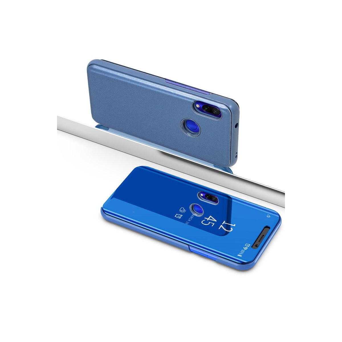 Funda Flip Cover Clear View para Xiaomi Redmi 7 color Azul
