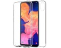 Funda Completa Transparente Pc + Tpu Full Body 360 para Samsung Galaxy A10