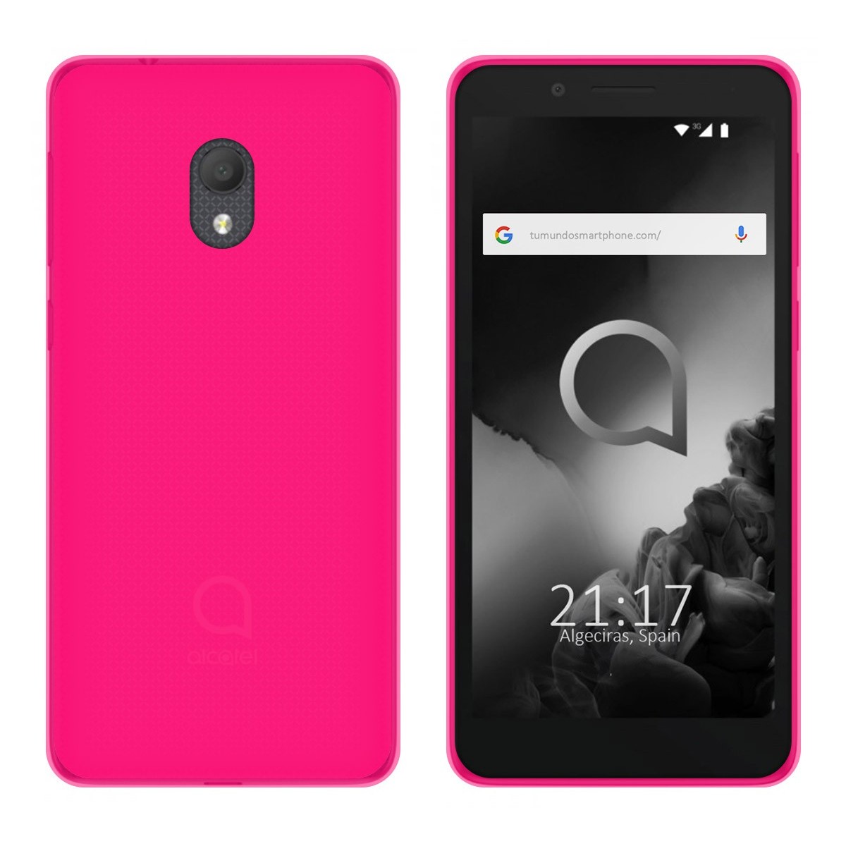 Funda Gel Tpu para Alcatel 1C (2019) Color Rosa