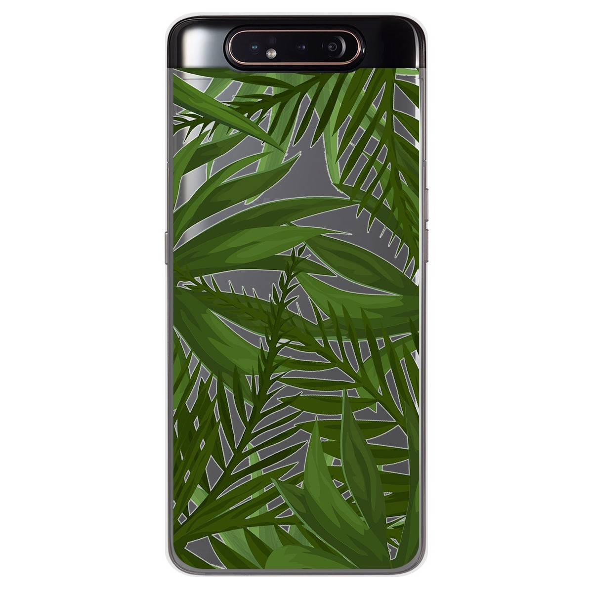 Funda Gel Transparente para Samsung Galaxy A80 diseño Jungla Dibujos