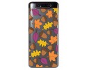 Funda Gel Transparente para Samsung Galaxy A80 diseño Otoño Dibujos