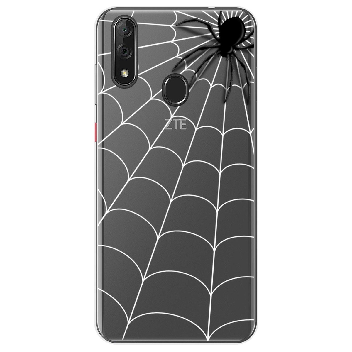 Funda Gel Transparente para Zte Blade V10 diseño Araña Dibujos