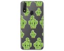 Funda Gel Transparente para Zte Blade V10 diseño Cactus Dibujos