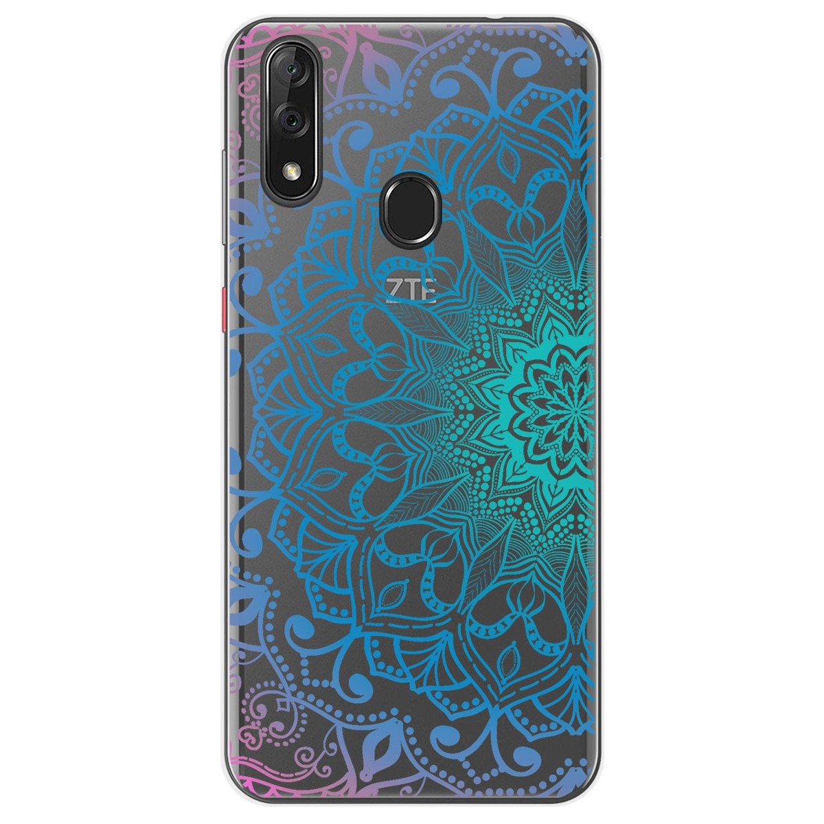 Funda Gel Transparente para Zte Blade V10 diseño Mandala Dibujos