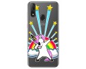 Funda Gel Transparente para Zte Blade V10 diseño Unicornio Dibujos