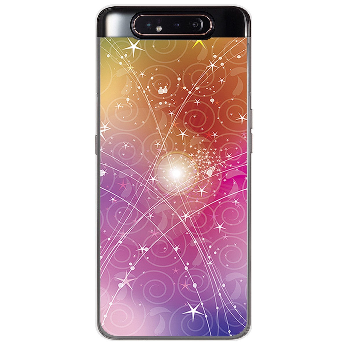 Funda Gel Tpu para Samsung Galaxy A80 diseño Abstracto Dibujos