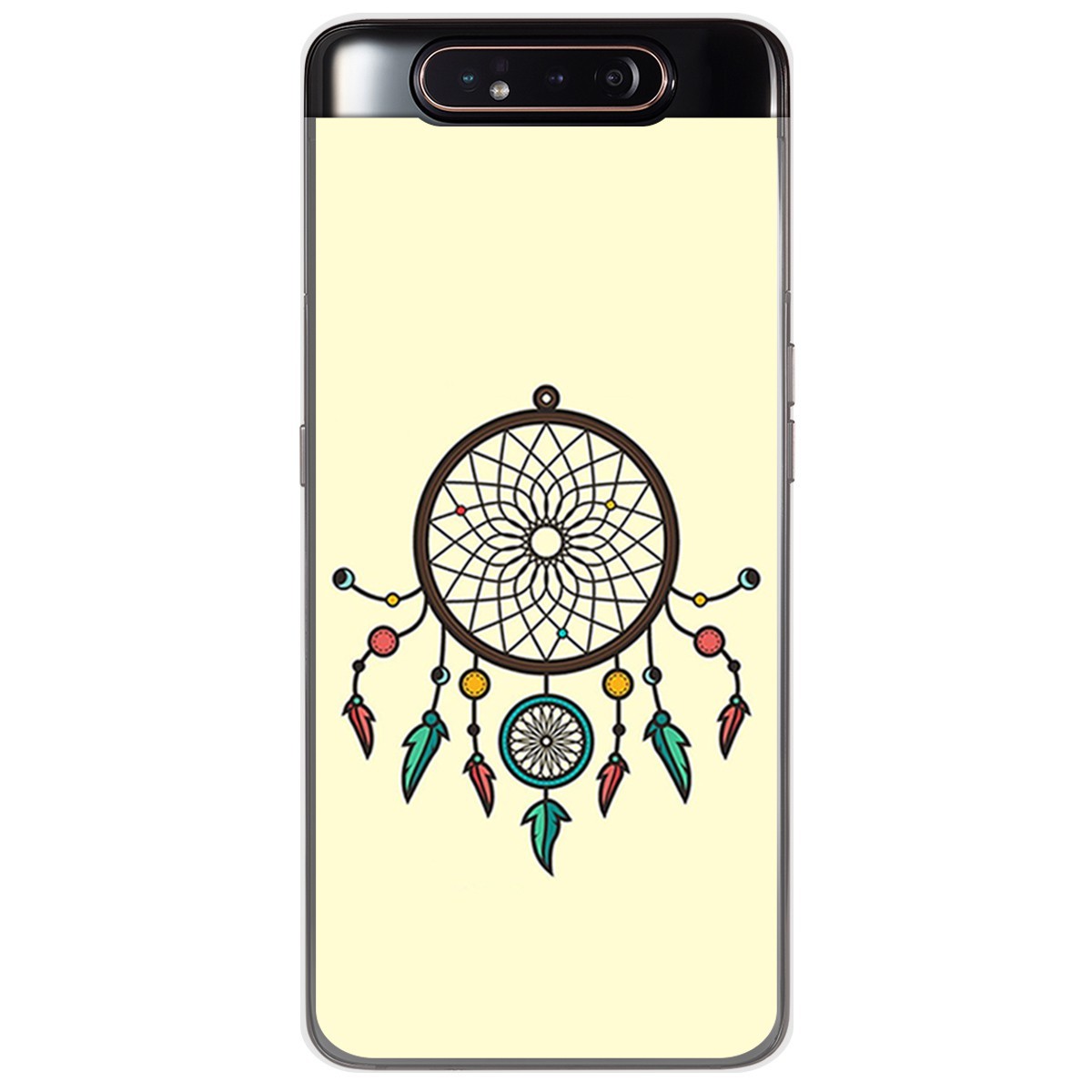 Funda Gel Tpu para Samsung Galaxy A80 diseño Atrapasueños Dibujos