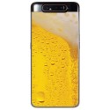 Funda Gel Tpu para Samsung Galaxy A80 diseño Cerveza Dibujos