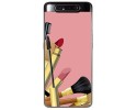Funda Gel Tpu para Samsung Galaxy A80 diseño Brochas Dibujos
