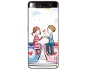 Funda Gel Tpu para Samsung Galaxy A80 diseño Café Dibujos