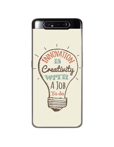 Funda Gel Tpu para Samsung Galaxy A80 diseño Creativity Dibujos