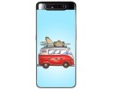Funda Gel Tpu para Samsung Galaxy A80 diseño Furgoneta Dibujos