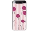 Funda Gel Tpu para Samsung Galaxy A80 diseño Flores Vintage Dibujos