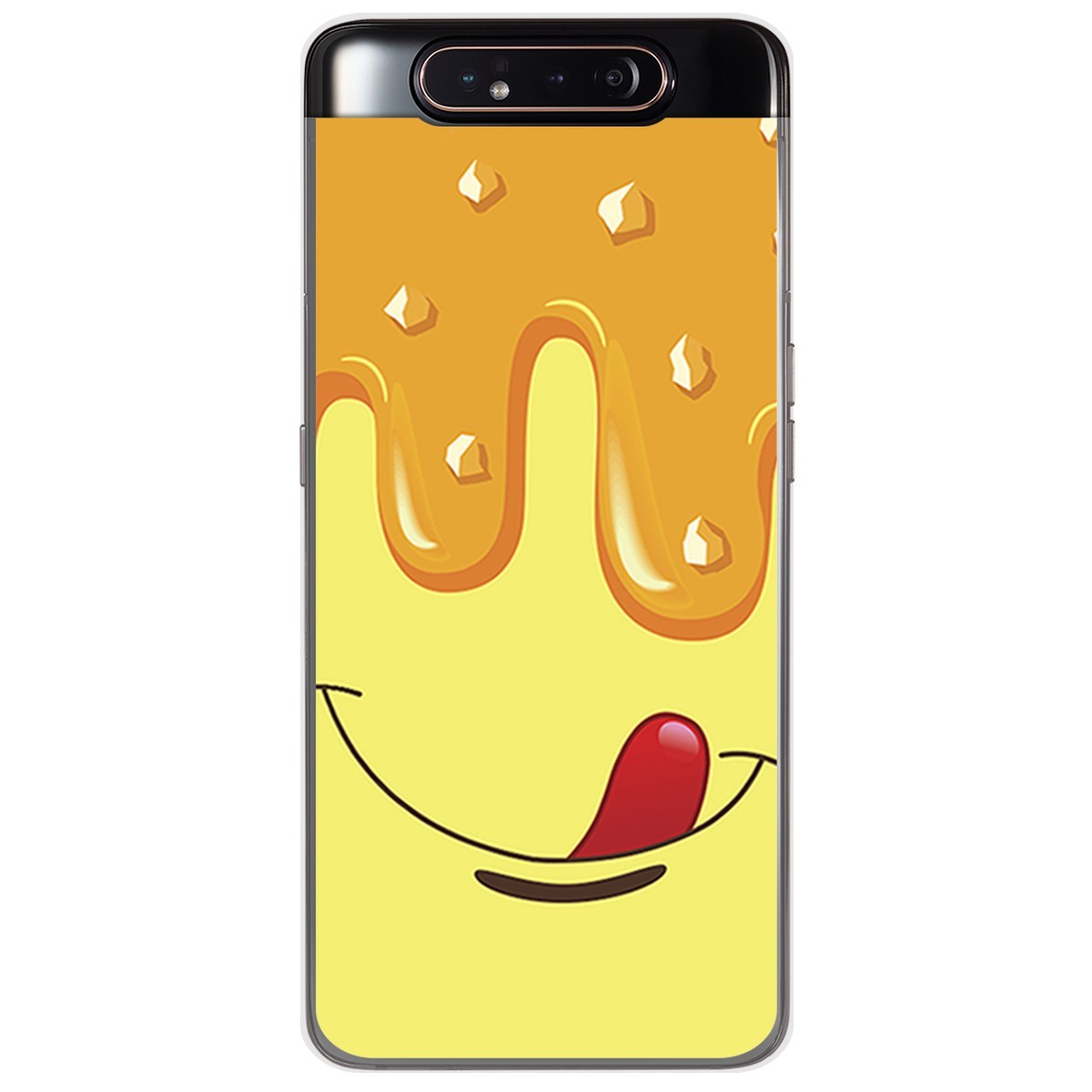 Funda Gel Tpu para Samsung Galaxy A80 diseño Helado Vainilla Dibujos