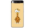 Funda Gel Tpu para Samsung Galaxy A80 diseño Jirafa Dibujos