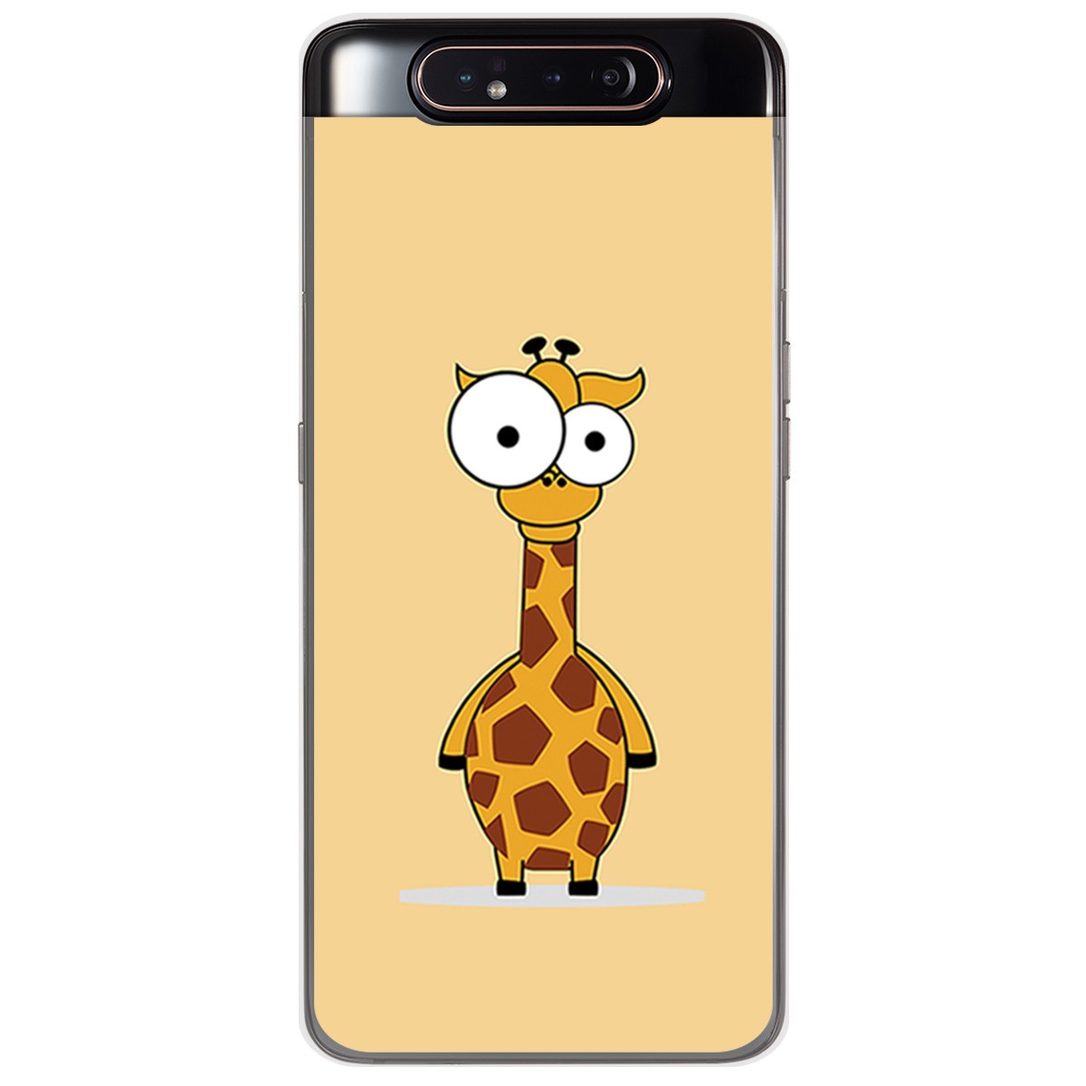 Funda Gel Tpu para Samsung Galaxy A80 diseño Jirafa Dibujos