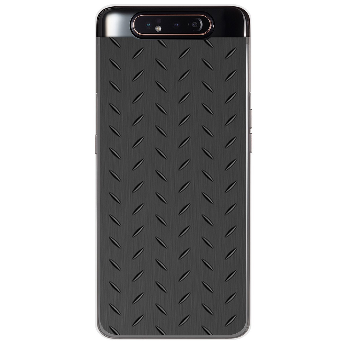 Funda Gel Tpu para Samsung Galaxy A80 diseño Metal Dibujos