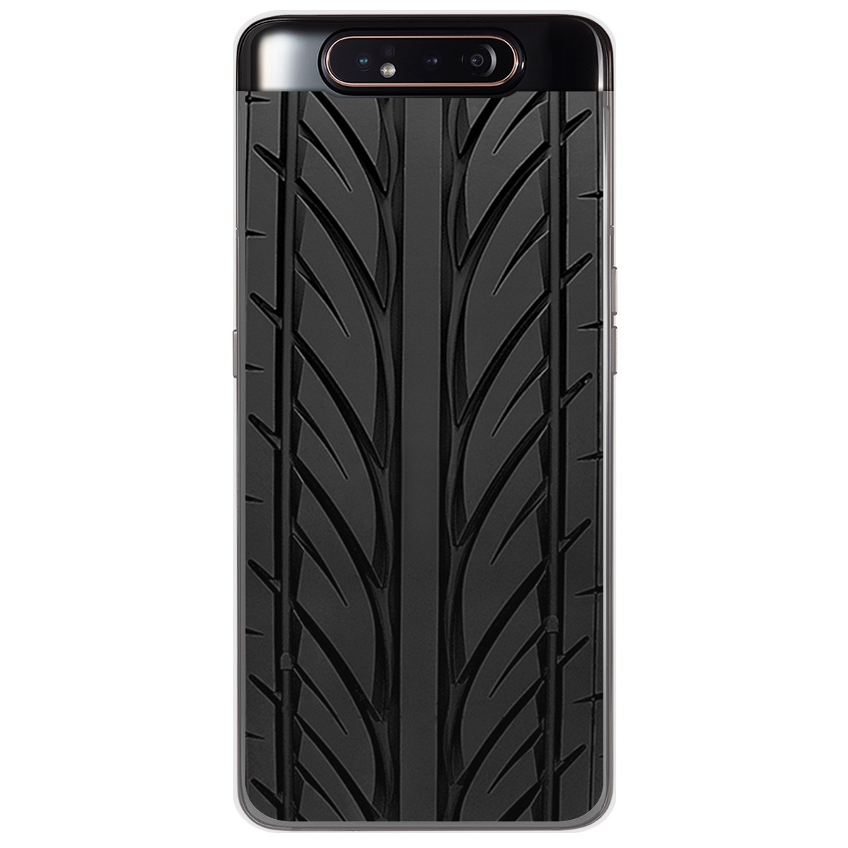 Funda Gel Tpu para Samsung Galaxy A80 diseño Neumatico Dibujos