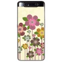 Funda Gel Tpu para Samsung Galaxy A80 diseño Primavera En Flor Dibujos