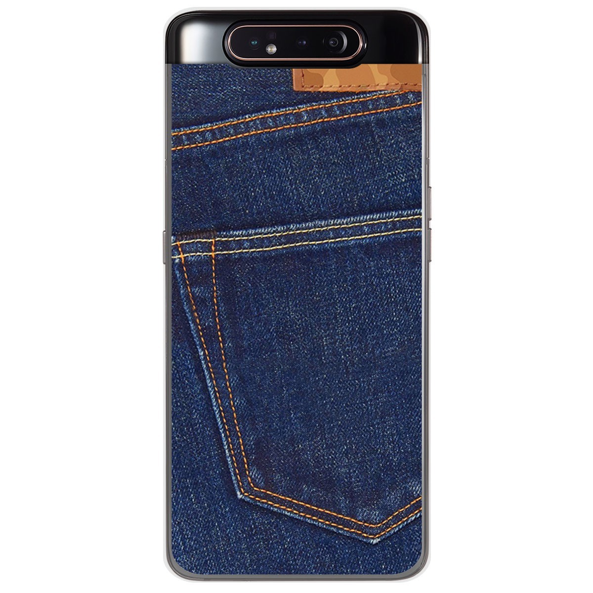 Funda Gel Tpu para Samsung Galaxy A80 diseño Vaquero Dibujos