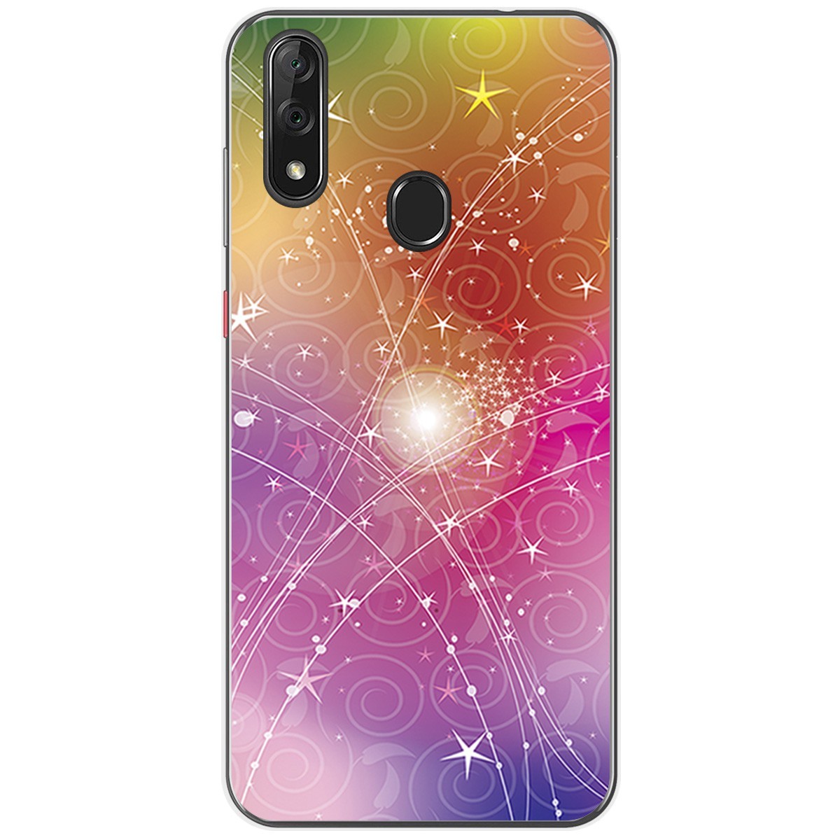 Funda Gel Tpu para Zte Blade V10 diseño Abstracto Dibujos