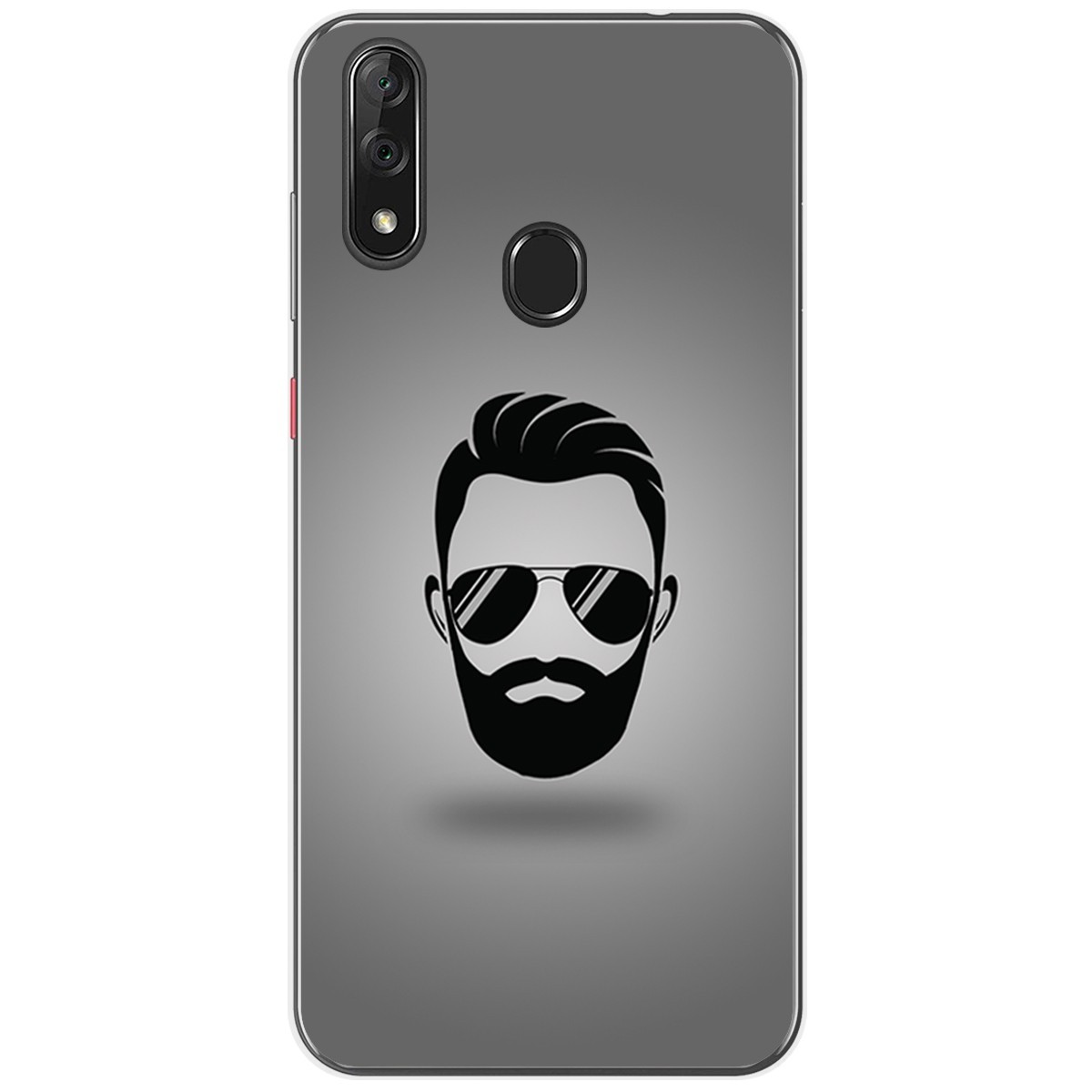 Funda Gel Tpu para Zte Blade V10 diseño Barba Dibujos