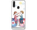 Funda Gel Tpu para Zte Blade V10 diseño Café Dibujos