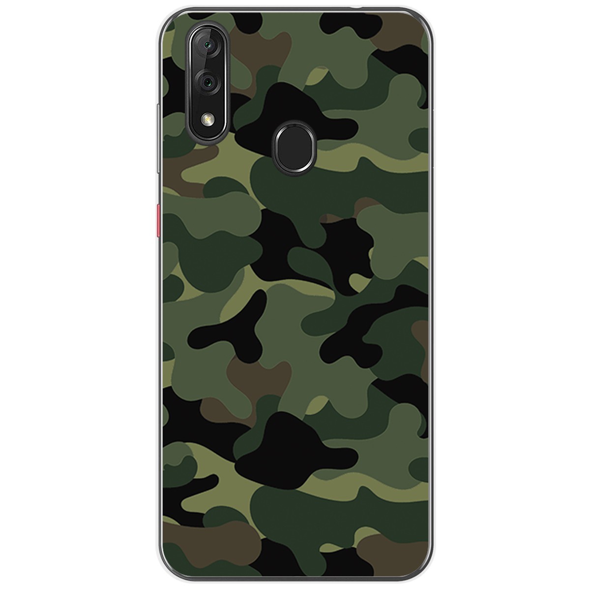 Funda Gel Tpu para Zte Blade V10 diseño Camuflaje Dibujos