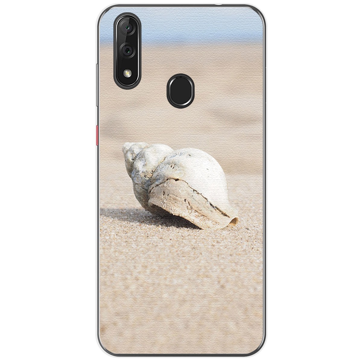 Funda Gel Tpu para Zte Blade V10 diseño Concha Dibujos