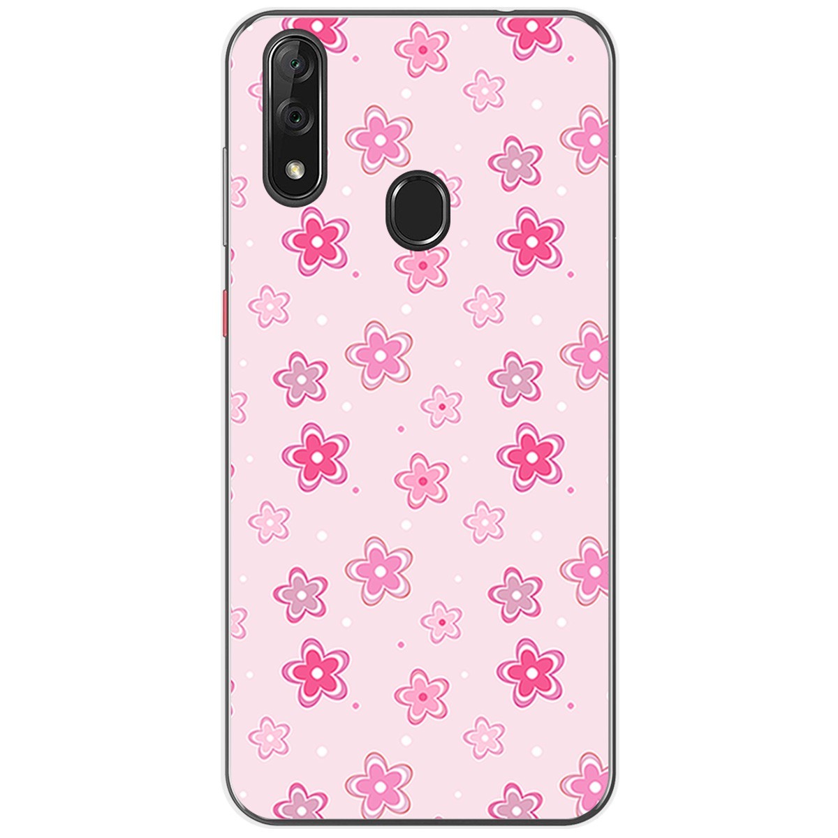 Funda Gel Tpu para Zte Blade V10 diseño Flores Dibujos