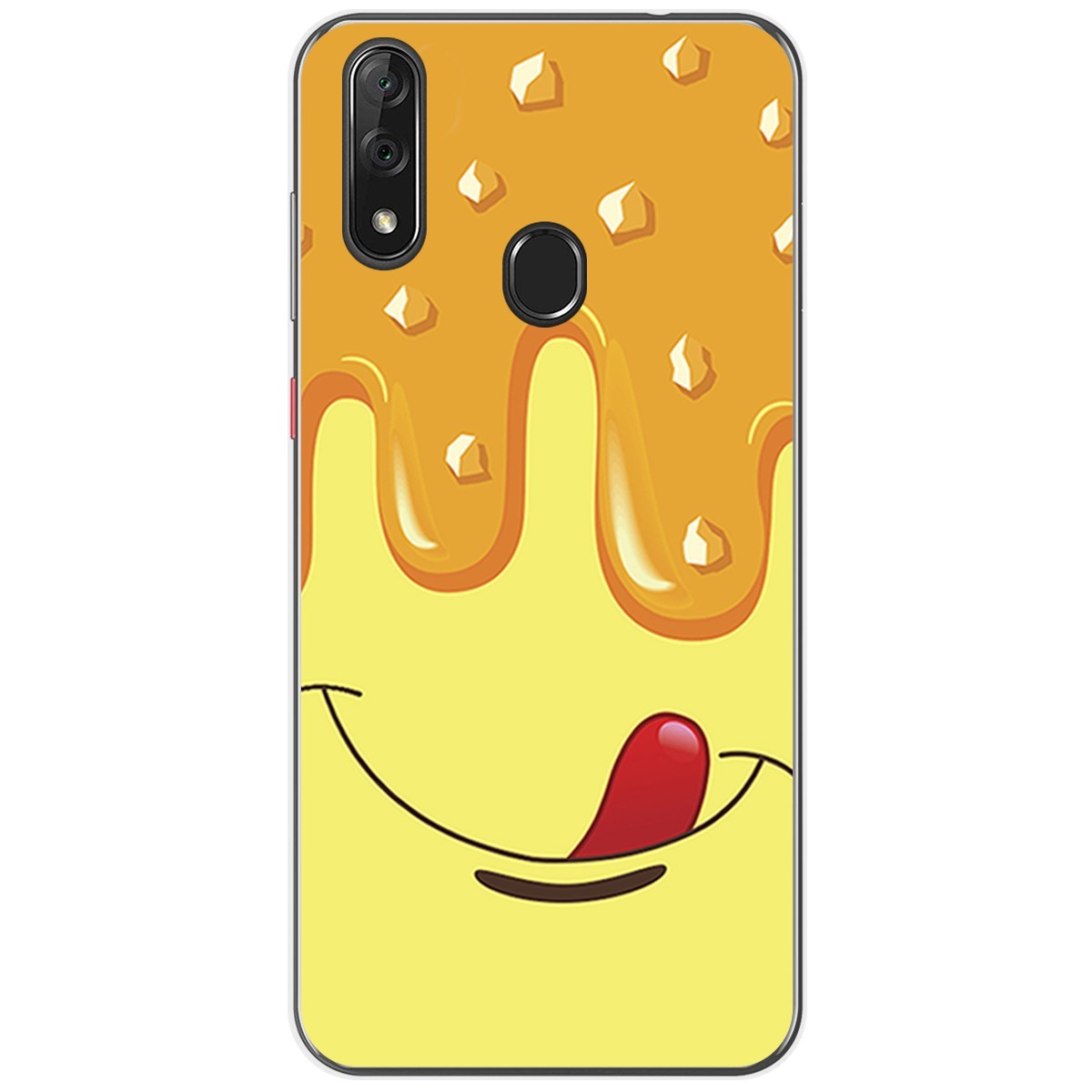 Funda Gel Tpu para Zte Blade V10 diseño Helado Vainilla Dibujos