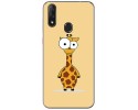 Funda Gel Tpu para Zte Blade V10 diseño Jirafa Dibujos