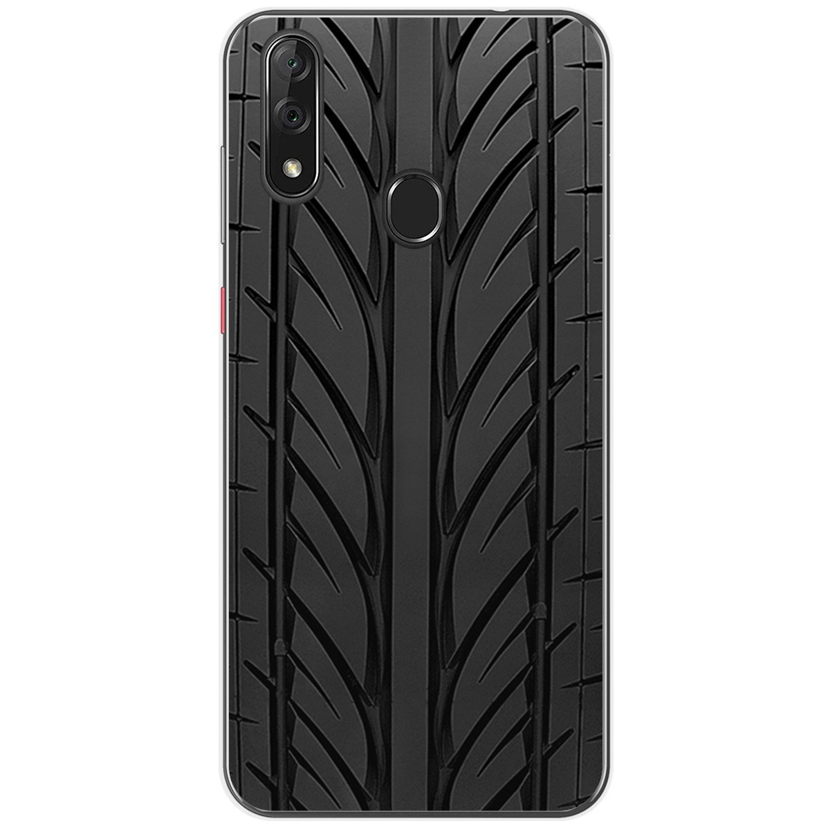 Funda Gel Tpu para Zte Blade V10 diseño Neumatico Dibujos