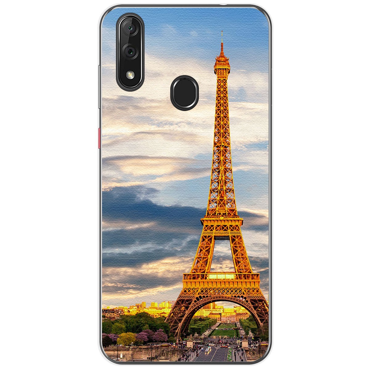 Funda Gel Tpu para Zte Blade V10 diseño Paris Dibujos
