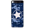 Funda Gel Tpu para Samsung Galaxy A80 diseño Camuflaje 03 Dibujos