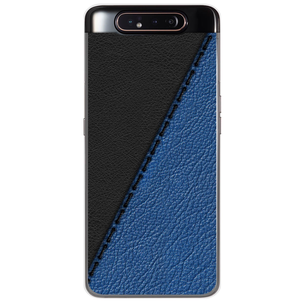 Funda Gel Tpu para Samsung Galaxy A80 diseño Cuero 02 Dibujos