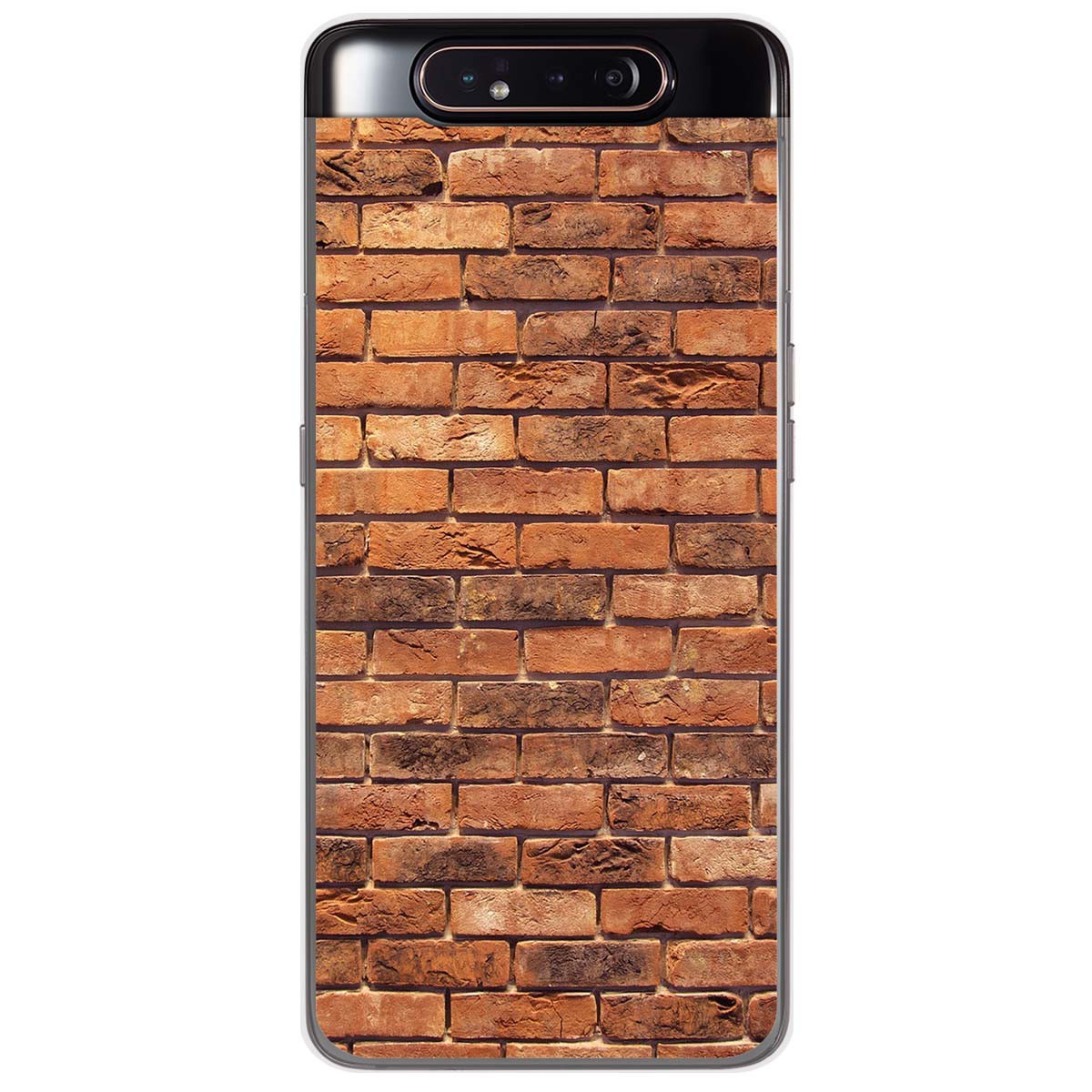 Funda Gel Tpu para Samsung Galaxy A80 diseño Ladrillo 04 Dibujos
