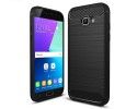 Funda Gel Tpu Tipo Carbon Negra para Samsung Galaxy A3 (2017)
