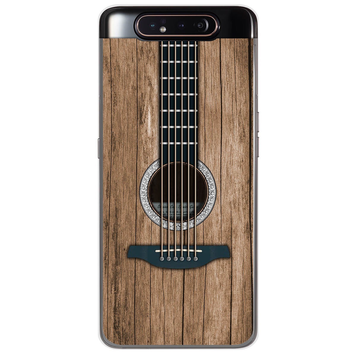 Funda Gel Tpu para Samsung Galaxy A80 diseño Madera 11 Dibujos